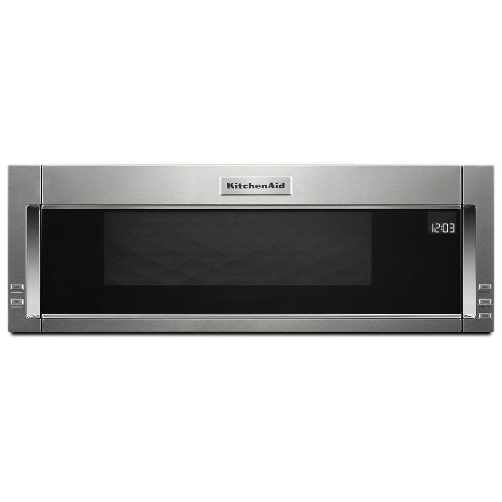 30-Inch Low Profile Microwave Hood, 1000W, Stainless Steel, Dual LED, 4-Speed Ventilation