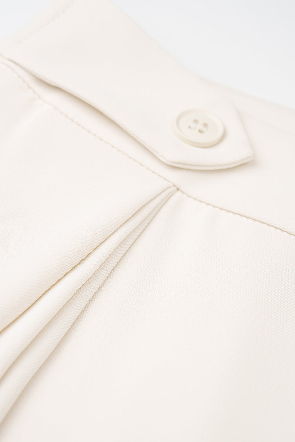Solid Ruched Wide Leg Pants